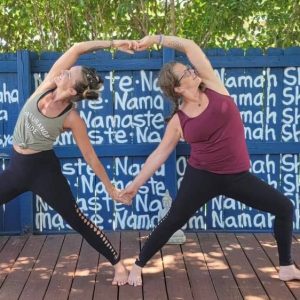 Partner Yoga in the Park